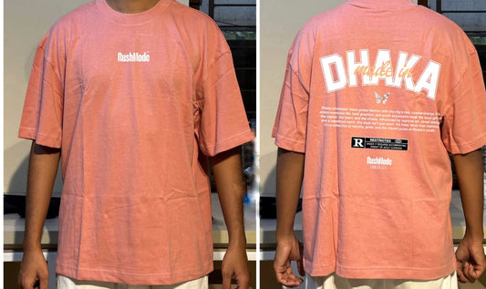 "Made in Dhaka" - Pale Pink Oversized