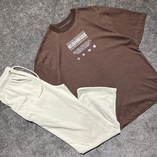 Brown oversized Combo