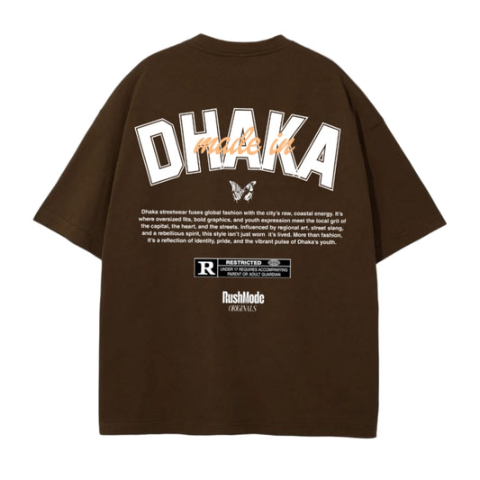 Made In Dhaka - Choco Brown Oversized T-Shirt